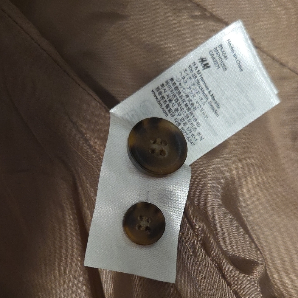 H&M | Stretch Knit Women's Tan Blazer - Picture 8 of 9